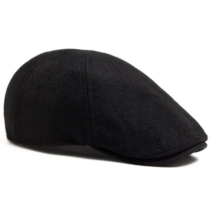 Luxury Linen Ivy Cap | Breathable Summer Flat Hat | Urban Caps NZ
