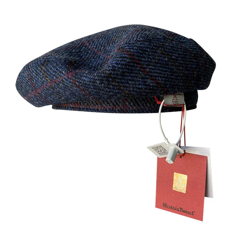 Premium Adjustable Harris Tweed Newsboy Cap | 100% Pure Wool | Urban Caps