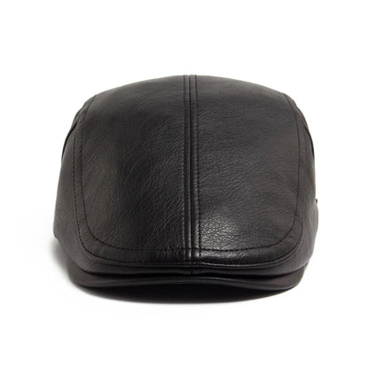Premium Faux Leather Ivy Cap | English Winter Flat Cap | Urban Caps NZ
