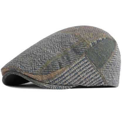 Segovia Plaid Ivy Cap in Green