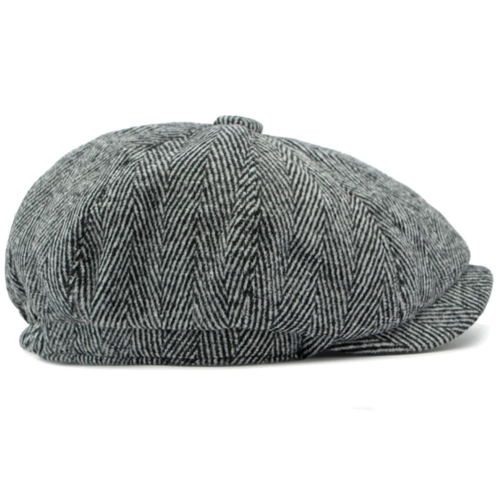 Melrose Striped Wool Beret