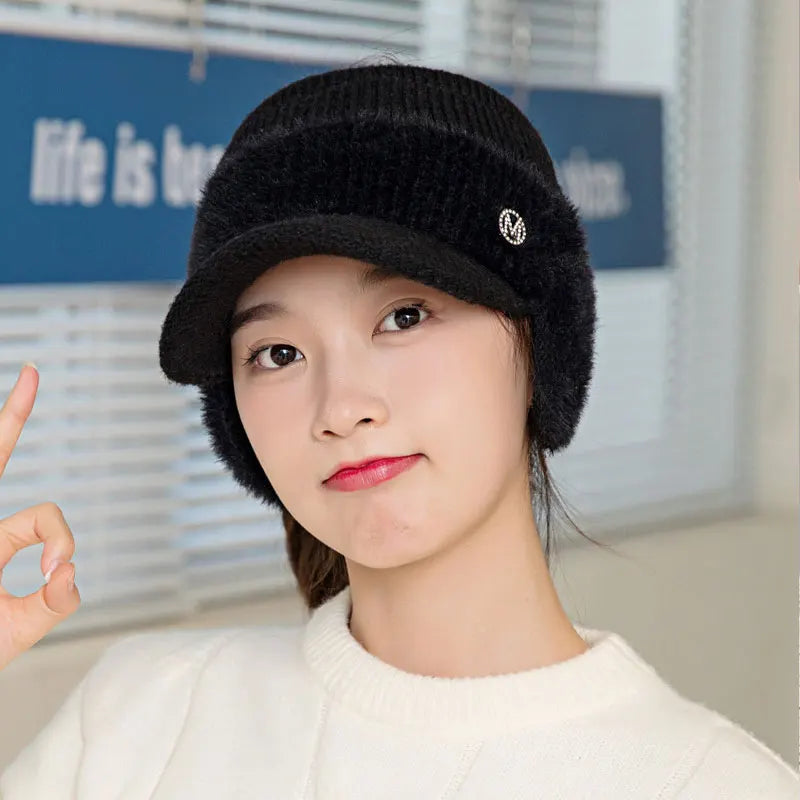 The Lapland | Fleece Knitted Earflap Beanie | Urban Caps NZ