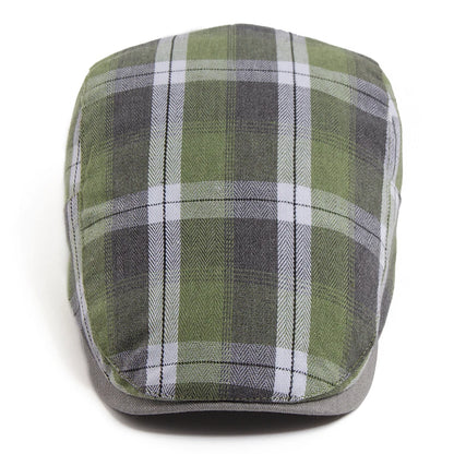 Thin Plaid Ivy Cap | Country Heritage Flat Cap | Urban Caps NZ
