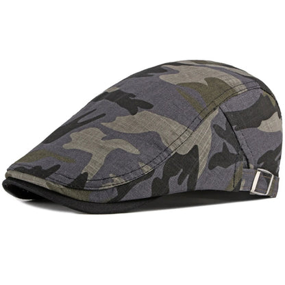Hereford Print Artist Beret in Grey