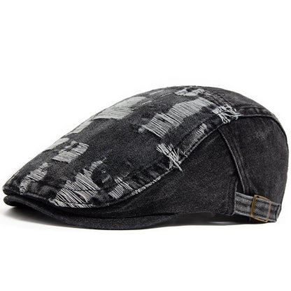 Vintage Denim Ivy Cap | Country Casual Flat Cap | Urban Caps NZ