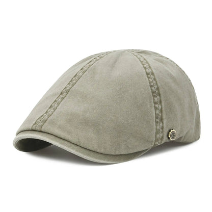 The Clifden | Men's 100% Cotton Gatsby Ivy Flat Cap | Urban Caps NZ
