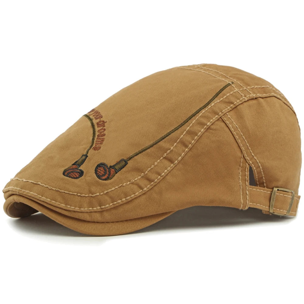 Malvern Cotton Ivy Cap in Dark Khaki