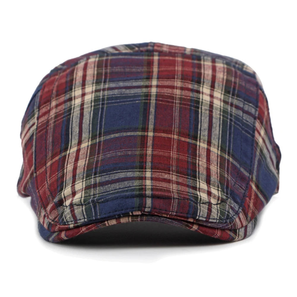 Sorrento Plaid Artist Beret