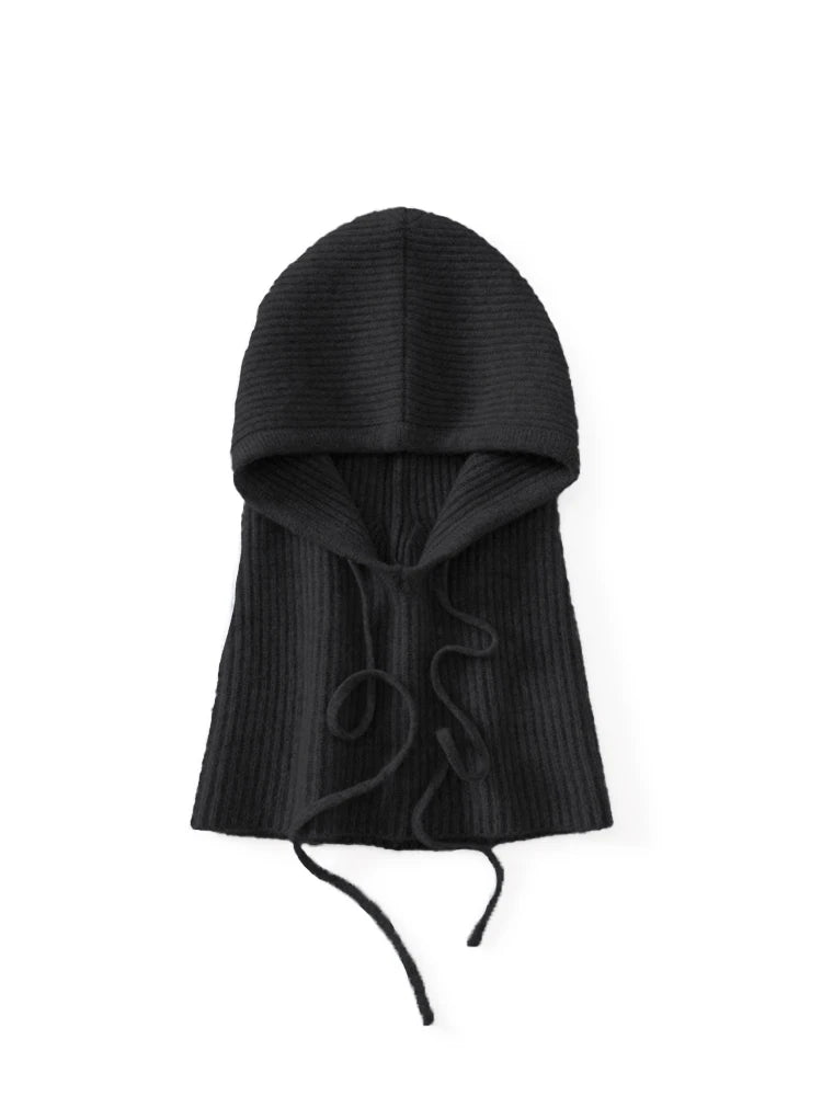 The Ben Nevis | 100% Wool Hooded Drawstring Balaclava | Urban Caps NZ