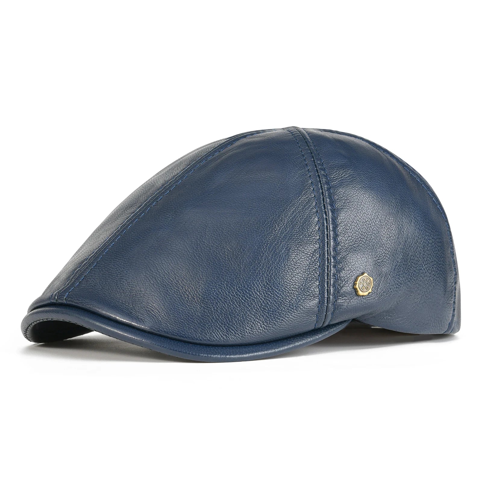 The Brompton | Men's Premium Leather Ivy Flat Cap | Urban Caps NZ