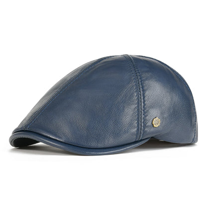 The Brompton | Men's Premium Leather Ivy Flat Cap | Urban Caps NZ