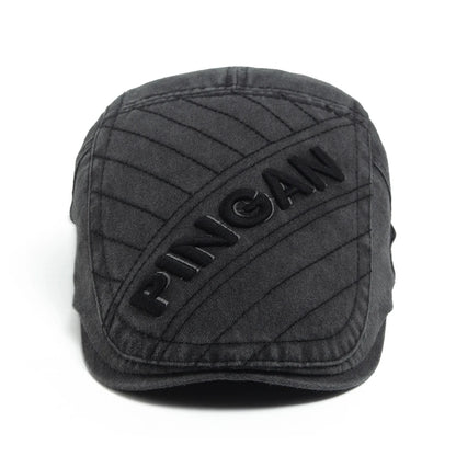 Washed Cotton Ivy Cap | Heritage Driving Flat Cap | Urban Caps NZ