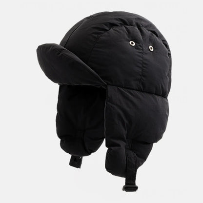 Yamal Snow Trapper Hat in Black