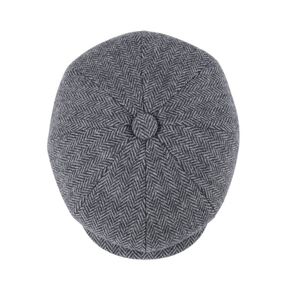 The Connemara | Men's Wool Tweed Snap-Brim Newsboy Cap | Urban Caps NZ
