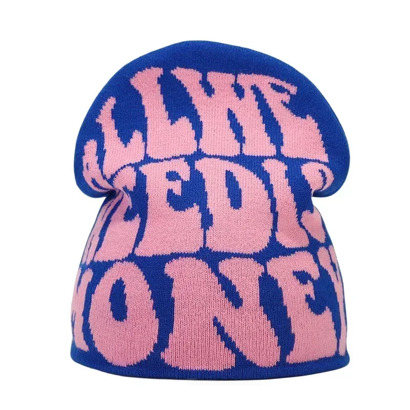 The Skullcap | Y2K Letter Knitted Hip Hop Beanie | Urban Caps NZ