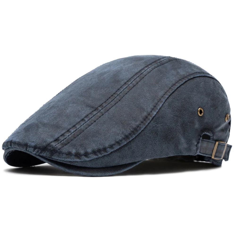 Lyon Premium Artist Beret in Navy Blue Style