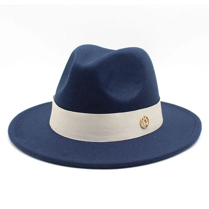 Ascot Formal Fedora in Deep Blue