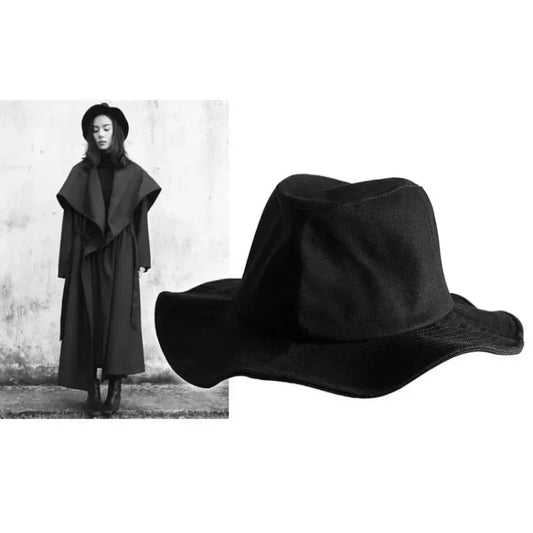 Designer Big Head Bucket Hat – Wide Brim Breathable Sun Hat