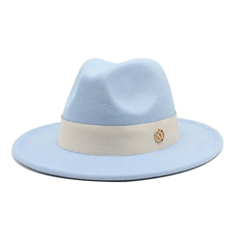 Ascot Formal Fedora in Sky Blue