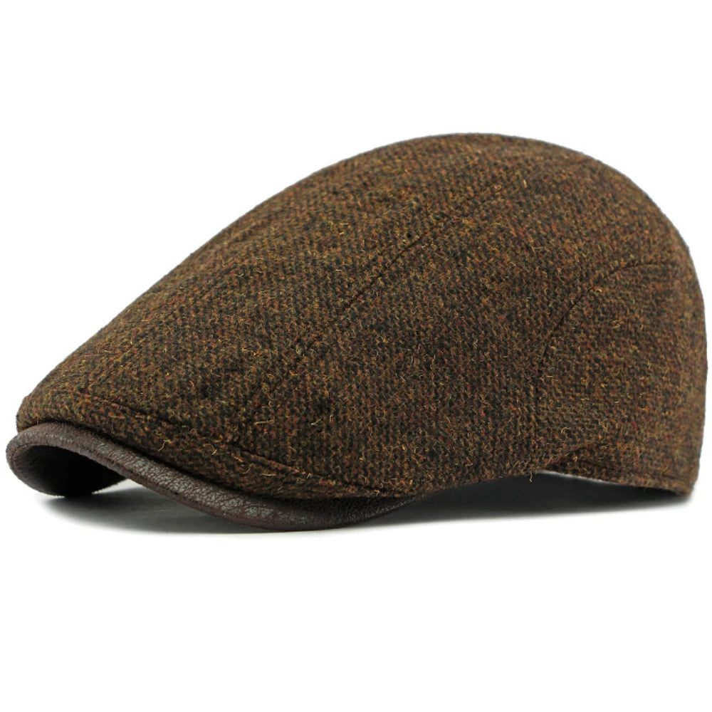 Siena Wool Artist Beret in A Coffee