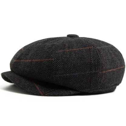 Herringbone Wool Newsboy Cap | British Heritage Cap | Urban Caps NZ