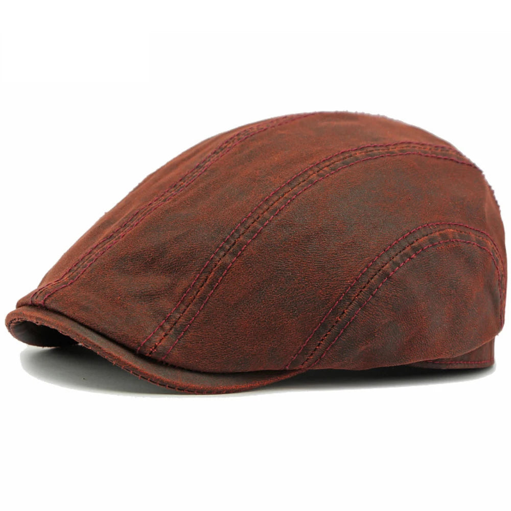 Lyon Premium Artist Beret in Burgundy Style