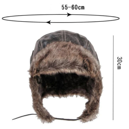Ambleside Faux Leather Trapper Hat