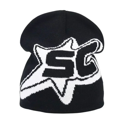 The Skullcap | Y2K Letter Knitted Hip Hop Beanie | Urban Caps NZ