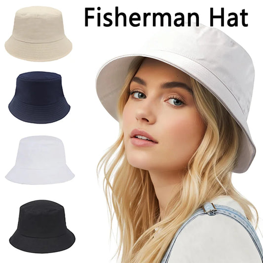 WRELS UPF50+ cotton fishing bucket hat in dark blue