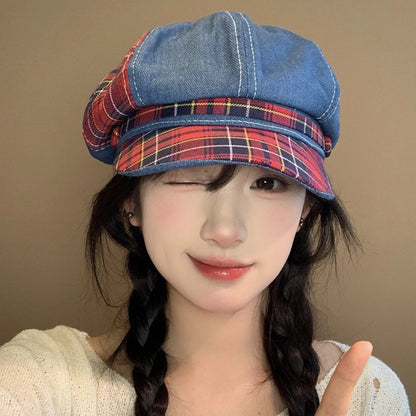 Eastbourne Patchwork Newsboy Beret