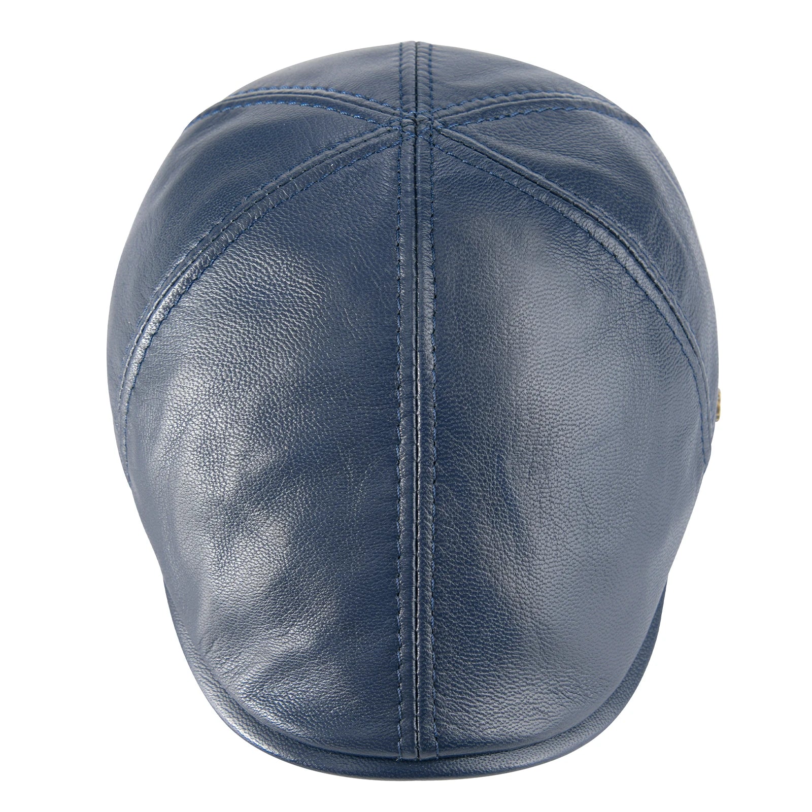 The Piccadilly | Men's Lambskin Leather 6-Panel Ivy Newsboy Cap | Urban Caps NZ