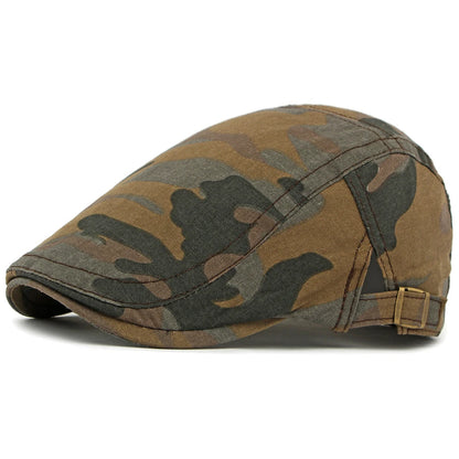 Hereford Print Artist Beret in Coffee