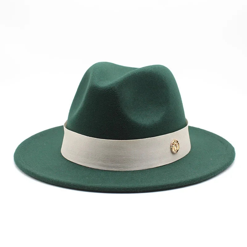 Ascot Formal Fedora in Dark Green