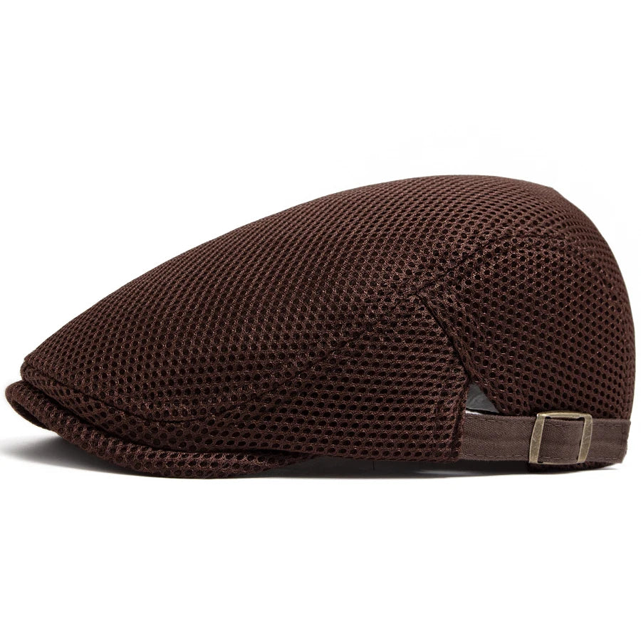 Breathable Mesh Ivy Cap | Country Summer Flat Cap | Urban Caps NZ