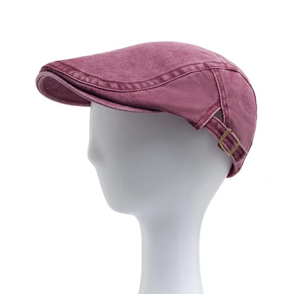 Solid Cotton Ivy Cap | Classic Vintage Flat Cap | Urban Caps NZ