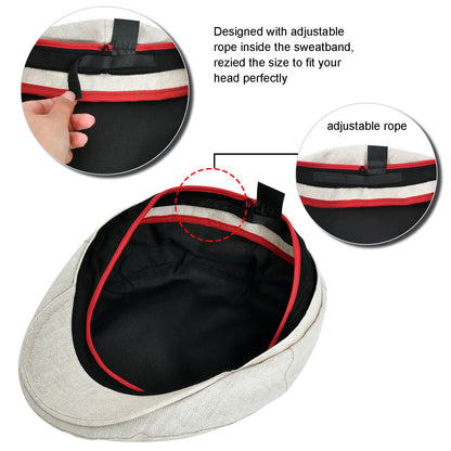 The Fitzgerald | Men's Retro Gatsby Duckbill Flat Cap | Urban Caps NZ