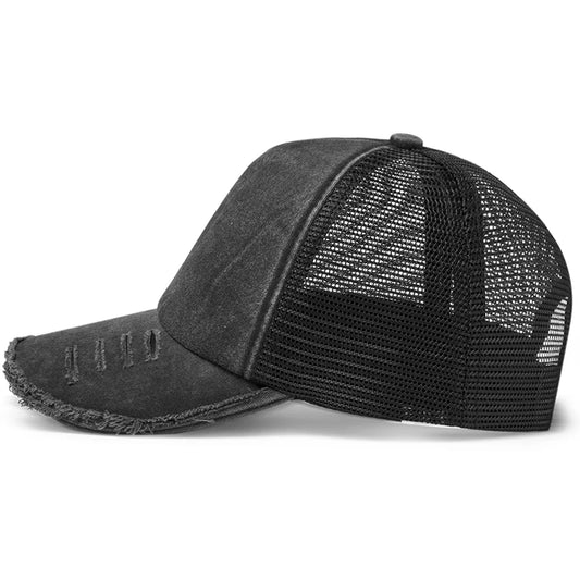 Mesh Solid Colour Baseball Cap | Summer Sports Cap | Urban Caps NZ