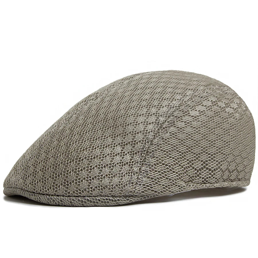 Solid Mesh Ivy Cap | Lightweight Country Flat Cap | Urban Caps NZ