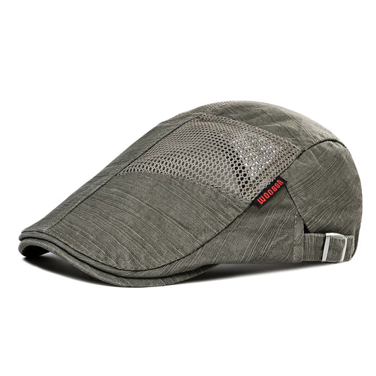 The Sedbergh | Men's Distressed Cotton Retro Baker Boy Cap | Urban Caps NZ