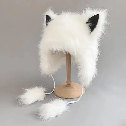 Whimsy Fox Ear Plush Beanie