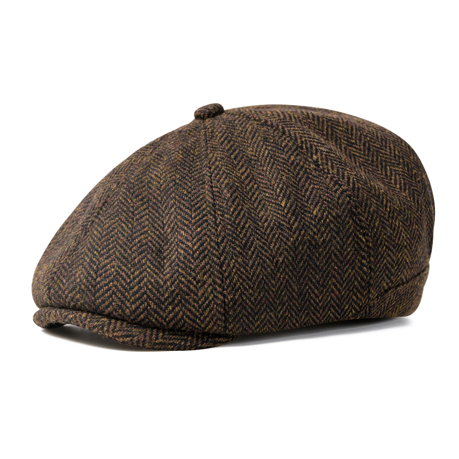 The Hathersage | Men's Wool Blend Twill Winter Newsboy Cap | Urban Caps NZ