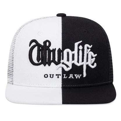 The Ladbroke | Thug Life Embroidery Unisex Snapback Cap | Urban Caps NZ