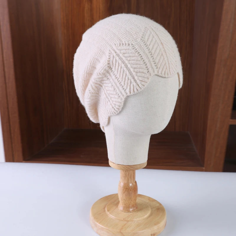 The Glencoe | 100% Wool Wavy Edge Knitted Winter Beanie | Urban Caps NZ