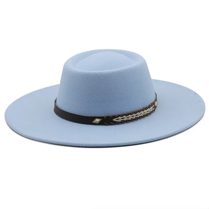Kingsman Wide-Brim Pork Pie Hat