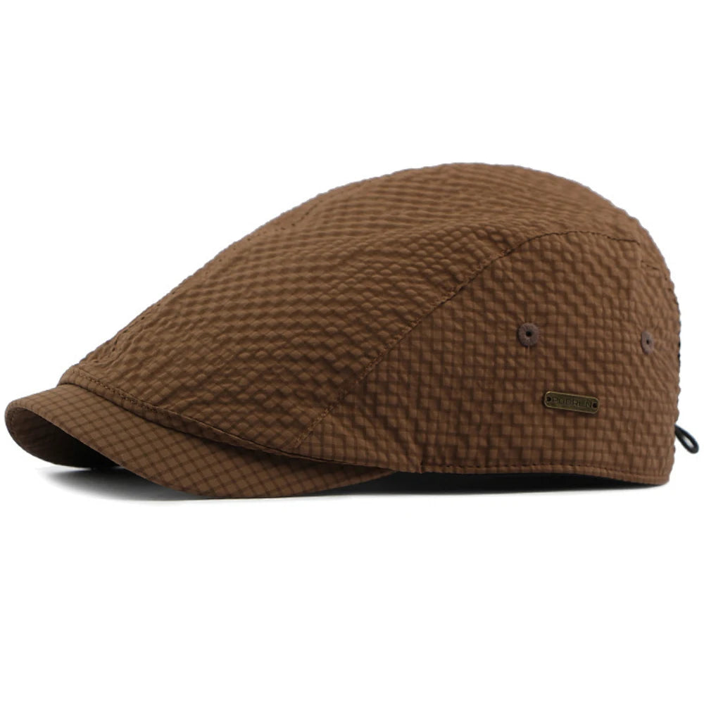 Aberystwyth Waterproof Beret in Coffee