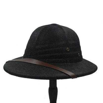 Ranger Straw Jungle Hat in Black
