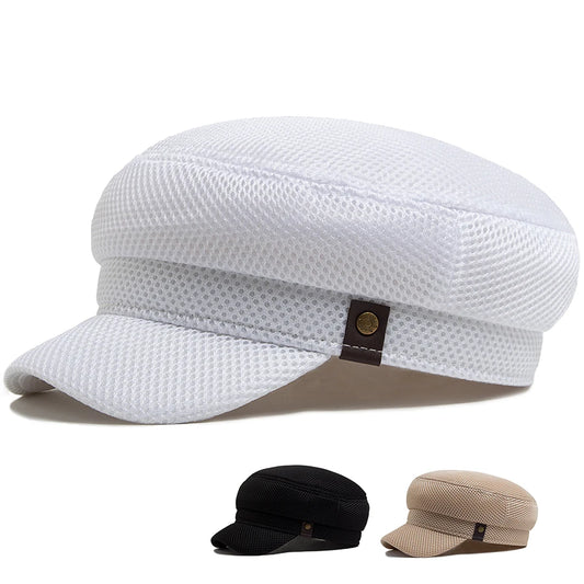 Breathable Mesh Newsboy Cap | Ladies Heritage Cap | Urban Caps NZ
