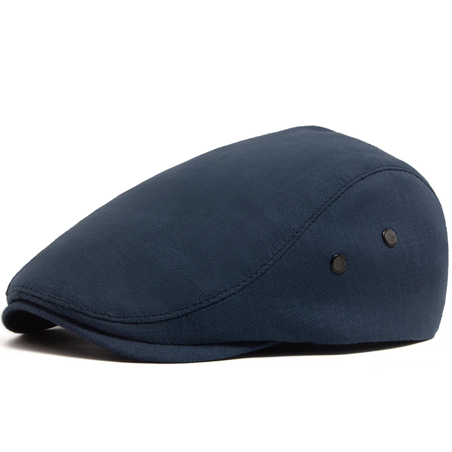 Breathable Linen Ivy Cap | Milan Driving Flat Cap | Urban Caps NZ