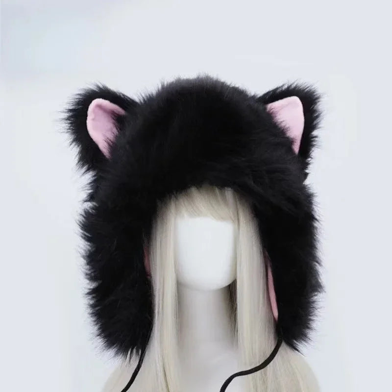Whimsy Fox Ear Plush Beanie