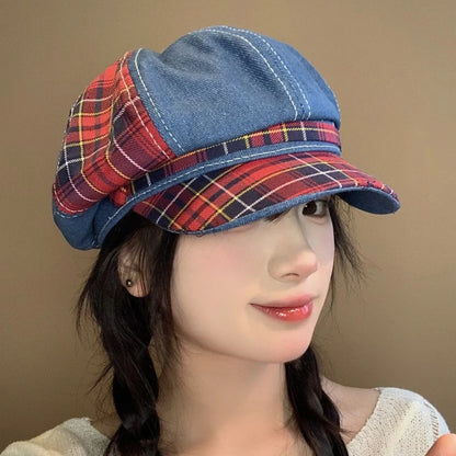 Eastbourne Patchwork Newsboy Beret